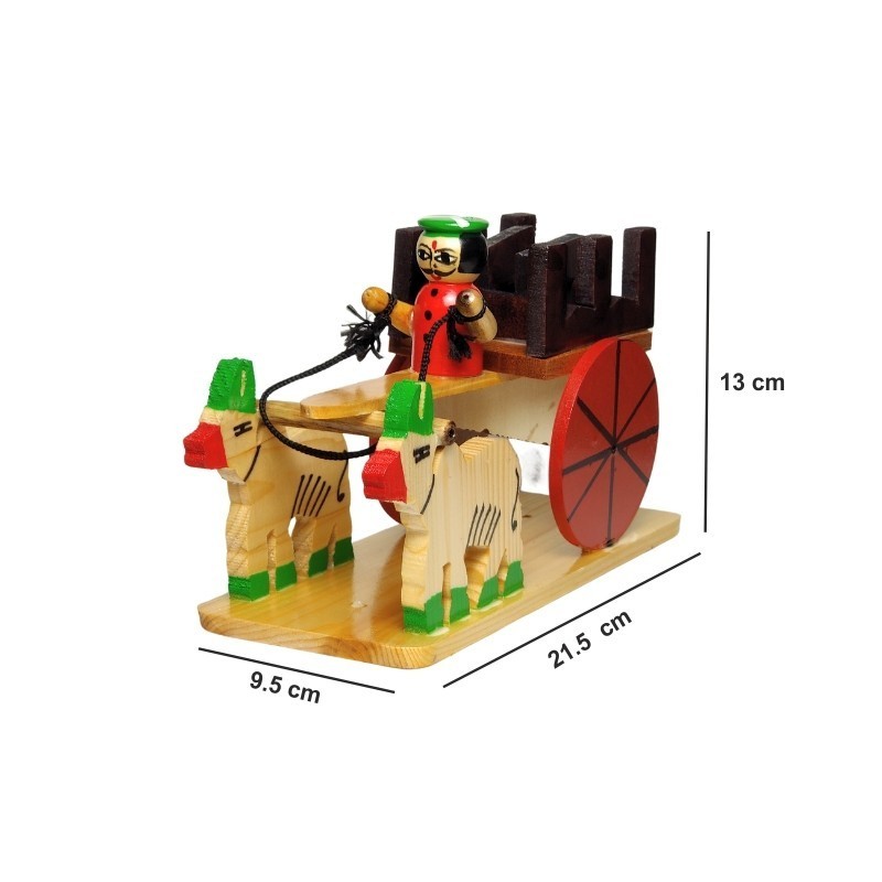 Channapatna Toy Bullock Cart Toys Channapatna Toys|custom Wooden